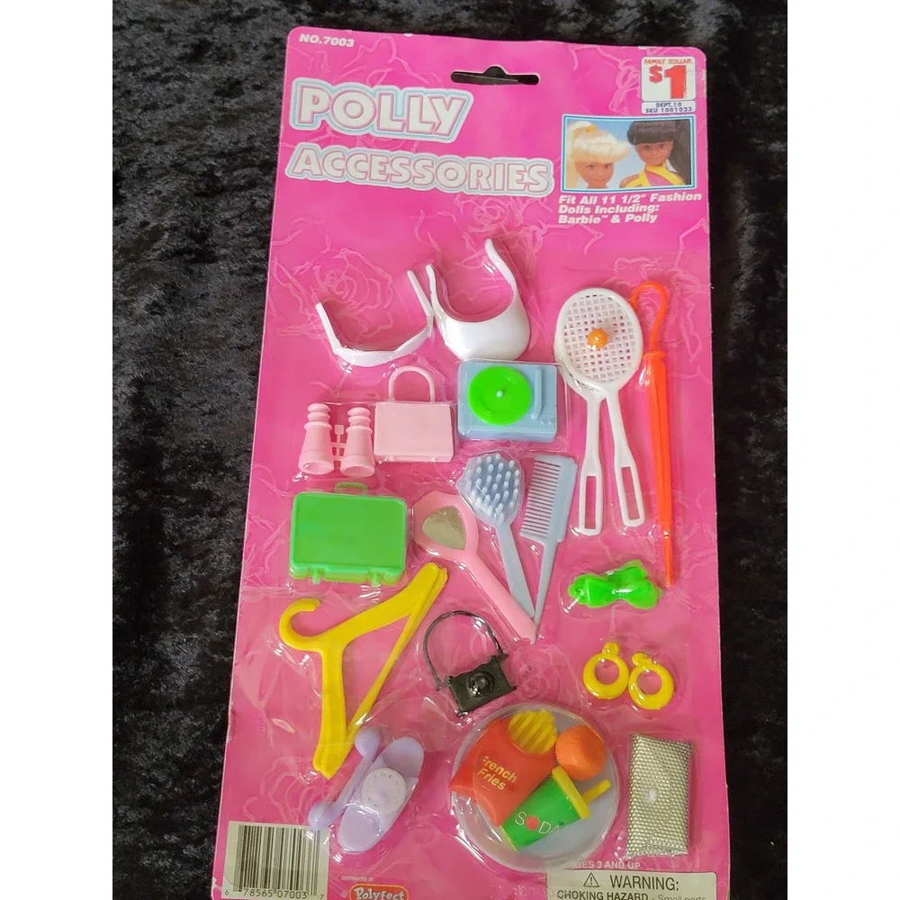Vtg Goldlok Sweet Home Barbie Size Doll Furniture Lot NIB Vanity Refrigerator